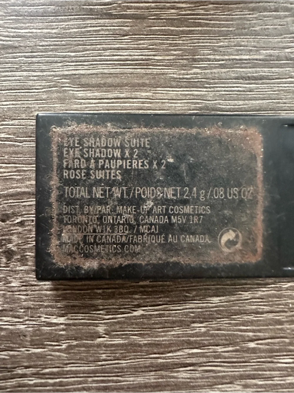 MAC Cosmetics Rose & Light Pink Eyeshadow Duo